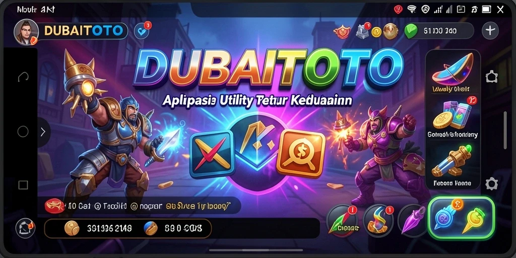 Tampilan antarmuka DUBAITOTO yang sederhana dan mudah digunakan.