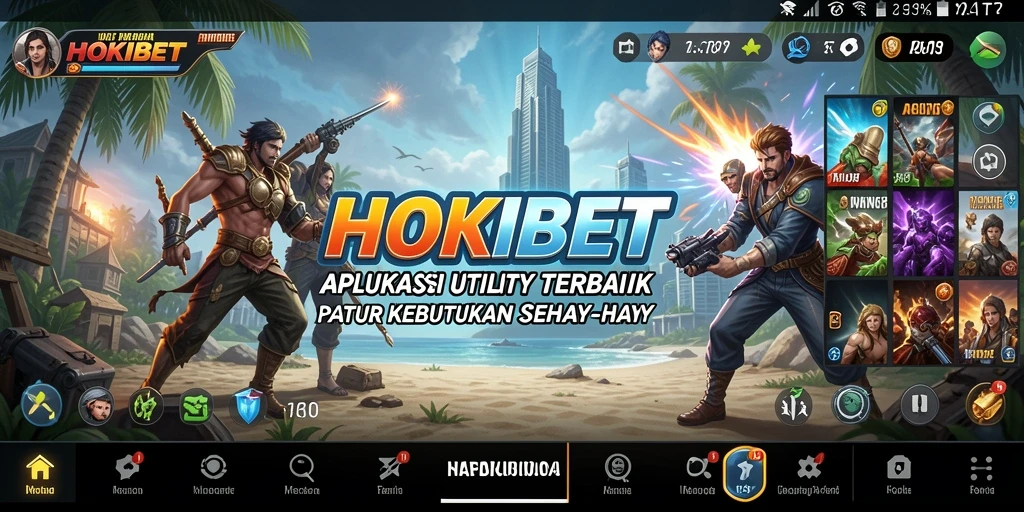 Tampilan antarmuka pengguna HOKIBET yang menarik dan mudah digunakan.