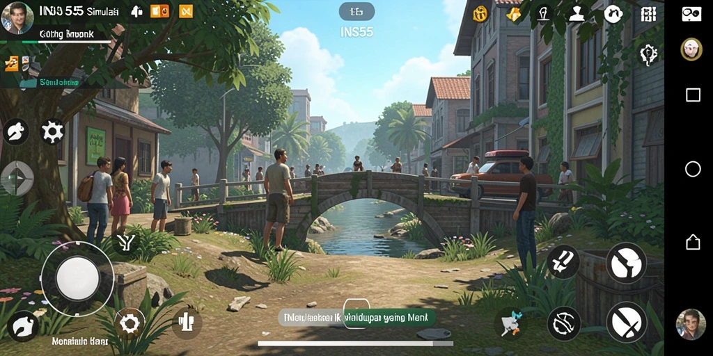 Tampilan menarik dari gameplay <strong>INS55</strong> yang menampilkan interaksi karakter.