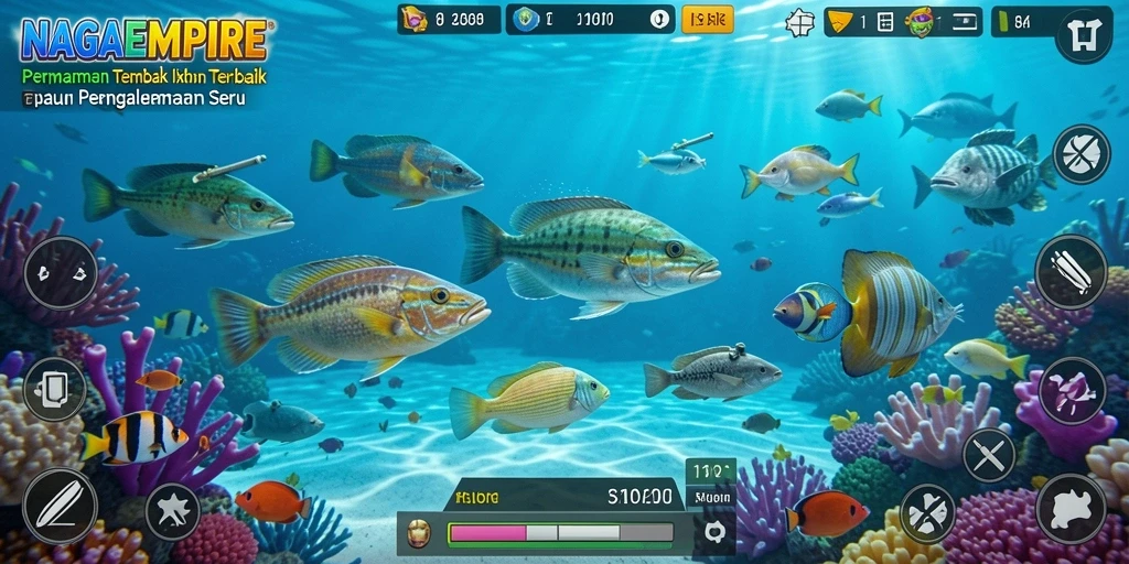Tampilan gameplay NAGAEMPIRE yang menarik dan penuh aksi Tembak Ikan.